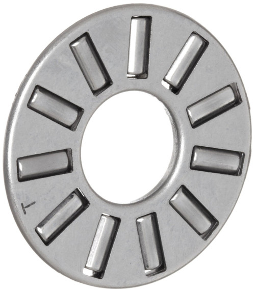 Koyo FNT-821 Thrust Needle Bearing and Roller, Open, Steel Cage, Metric, 8mm ID, 21mm OD, 2mm Width, 3.8lbf Static Load Capacity, 1.43lbf Dynamic Load Capacity