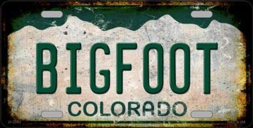 Smart Blonde Bigfoot Colorado Novelty Metal License Plate LP-12492 Smart Blonde Bigfoot Colorado Novelty Metal License Plate LP-12492