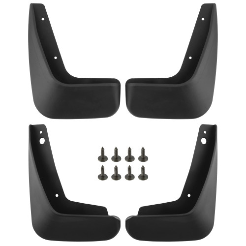 BOXI Set of 4 Front and Rear Side Mud Flaps Splash Guards Compatible with Buick Lacrosse 3.8L 5.3L 2005-2008 Sedan