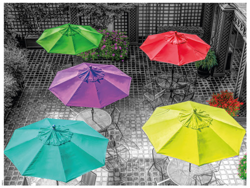 Ceaco - Color Splash - Umbrellas - 750 Piece Jigsaw Puzzle
