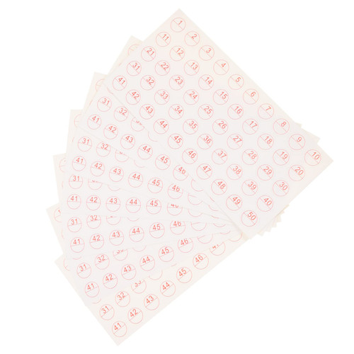 Ciieeo Blank Labels Stickers 50 Sheets Label Removable Stickers para Guardar Storage Box Self Adhesive Label Sticker Sticky Label Stickers Label Patch Paper