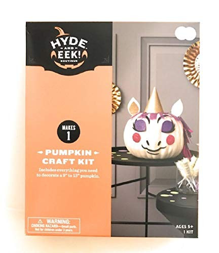 Hyde And EEk Halloween Unicorn Pumpkin Decorating Kit 14Pc