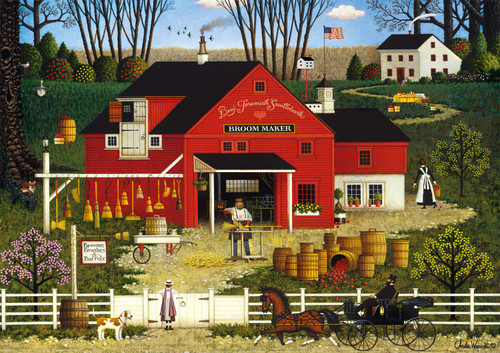 Buffalo Games - Charles Wysocki - Mr. Swallowbark - 300 Large Piece Jigsaw Puzzle Buffalo Games - Charles Wysocki - Mr. Swallowbark - 300 Large Piece Jigsaw Puzzle