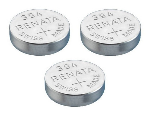 Renata Watch Battery Fait-Swiss 394 or SR936SW or AG9 1.5V (3 x 394 or SR 936 SW)