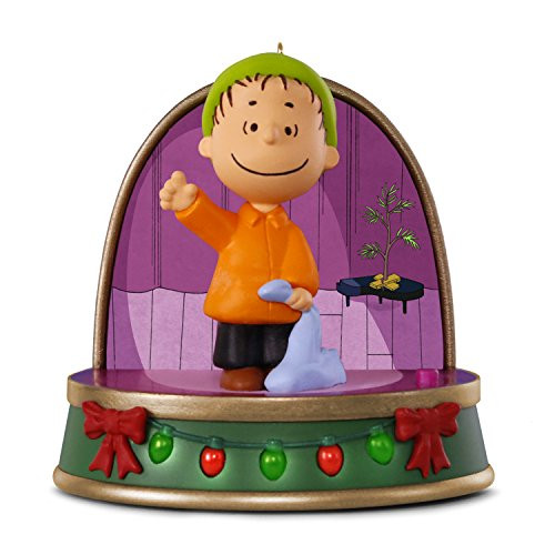Hallmark A Charlie Brown Christmas Linus Ornament with Sound and Light Movies & TV