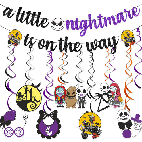 A Little Nightmare is On The Way Banner Nightmare Before Christmas Baby Shower Hanging Decorations Nightmare Before Christmas Baby Shower Decorations Nightmare Before Christmas Decorations Nightmare Before Christmas Halloween Decorations A Little Nightmare is On The Way Banner Nightmare Before Christmas Baby Shower Hanging Decorations Nightmare Before Christmas Baby Shower Decorations Nightmare Before Christmas Decorations Nightmare Before Christmas Halloween Decorations