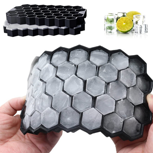 Alinana Ice Cube Tray with Lid 2 Pack, 74-Ice Trays, BPA Free Food Grade Ice Cube Mold for Whiskey, Silicone Ice Cube Tray for Freezer, for Chilled Drinks, Whiskey, Cocktail, Food Alinana Ice Cube Tray with Lid 2 Pack, 74-Ice Trays, BPA Free Food Grade Ice Cube Mold for Whiskey, Silicone Ice Cube Tray for Freezer, for Chilled Drinks, Whiskey, Cocktail, Food