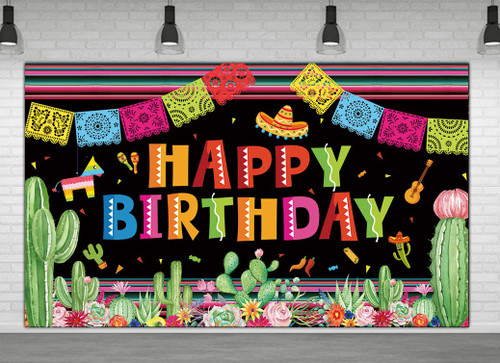 CHXSM 6x3.6ft Mexican Happy Birthday Backdrop Mexican Fiesta Birthday Party Backdrop Decoration Mexico Cinco De Mayo Carnival Decoration Party supply Mexican Birthday Colorful Photography Background CHXSM 6x3.6ft Mexican Happy Birthday Backdrop Mexican Fiesta Birthday Party Backdrop Decoration Mexico Cinco De Mayo Carnival Decoration Party supply Mexican Birthday Colorful Photography Background