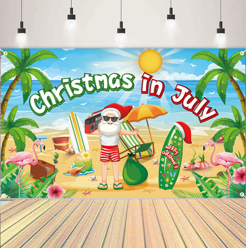 Christmas-in-July Backdrop Photo Props July Christmas Party Decorations July Mele Kalikimaka Christmas Decorations Tropical Summer Beach Christmas Party Photo Backdrop Banner Decorations Christmas-in-July Backdrop Photo Props July Christmas Party Decorations July Mele Kalikimaka Christmas Decorations Tropical Summer Beach Christmas Party Photo Backdrop Banner Decorations