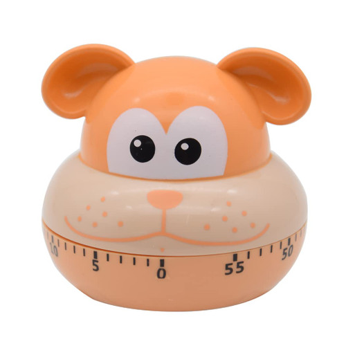 Hoshen Kitchen Food Cooking Mechanical Timer, Learning Time Manager, Manual Timer, Cartoon Animal Shape?Dog