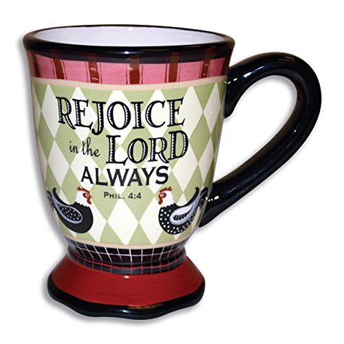 Divinity Boutique 23727 Rooster Ceramic Coffee Mug, Multicolor