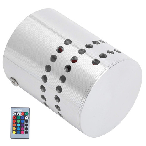 Dpofirs 3W LED Ceiling Light RGB Emote Control Wall Lamp High Brightness Hollow Design for Living Room, Party, Ktv, Bar, Bedroom, Etc