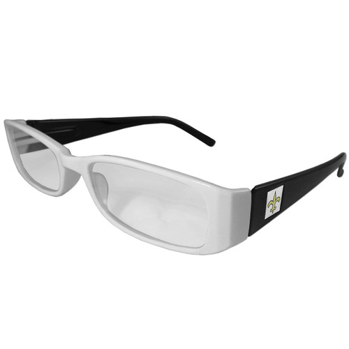 NFL Team Color Reading Glasses (+2.00, New Orleans Saints)