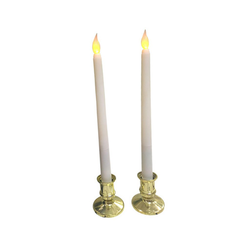 Uonlytech Candle Decor 5 Pcs Home Party Candle Lamp Flameless Candles LED Electronic Candle Light Decorate LED Pointy Candle Light