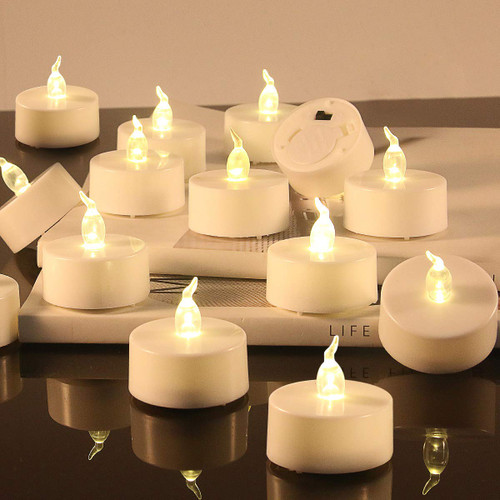 Flameless LED Tealight Candles, 12 Pcs Battery Operated Flickering Tea Lights Fake Candles Unscented Realistic Warm Electric Votive Candles for Wedding Holiday Party Home Christmas Decor Flameless LED Tealight Candles, 12 Pcs Battery Operated Flickering Tea Lights Fake Candles Unscented Realistic Warm Electric Votive Candles for Wedding Holiday Party Home Christmas Decor