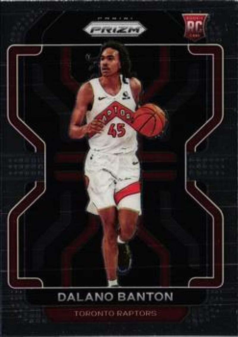 2021-22 Panini Prizm #328 Dalano Banton Toronto Raptors RC Rookie NBA Basketball Base Trading Card