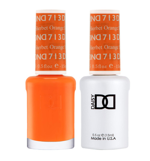 DND Gel Set 711-782 (DND 713 ORANGE SHERBET)