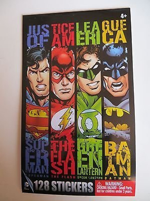 Justice League of America 128 Stickers Booklet (Superman, the Flash, Green Lantern, & Batman Justice League of America 128 Stickers Booklet (Superman, the Flash, Green Lantern, & Batman