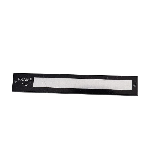 beyondcity VIN Serial ID TAG Plate Data Blank CAR Truck HOT Rod Equipment Trailer (100mm x 15mm)