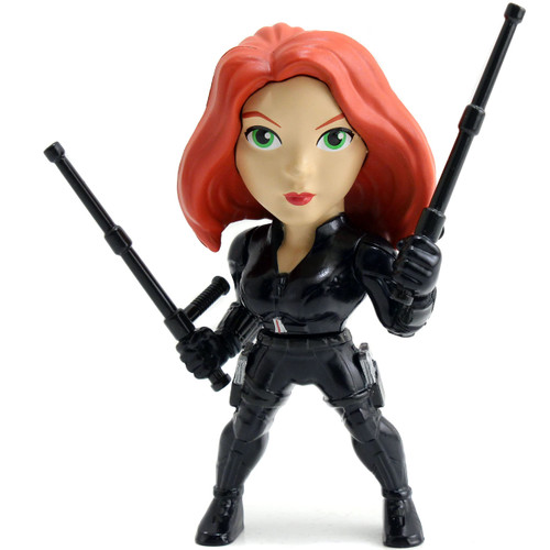 Jada Toys Marvel 4'' Black Widow Die-cast Figure, Toys for Kids and Adults Jada Toys Marvel 4'' Black Widow Die-cast Figure, Toys for Kids and Adults