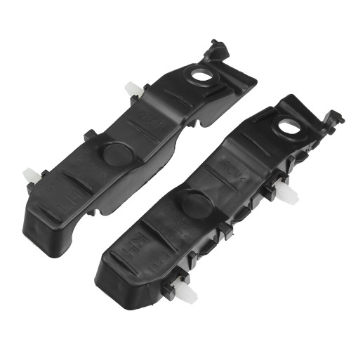 VekAuto 1 Pair Bumper Brackets Support Fender Cover Compatible for Kia Forte 2010 2011 2012 2013, Durable Plastic Black Front Left Right Side