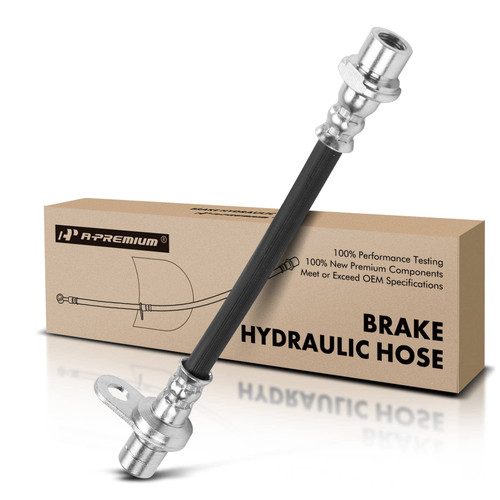 A-Premium Rear Side Inner Brake Hydraulic Hose Compatible with Select Toyota and Scion Models - Prius 2010-2015, Prius Plug-In 2012-2015, Prius V 2012-2017, Mirai 2016-2019, xB - Replace# 15933091