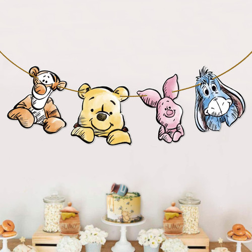 Winnie Banner For The Pooh Baby shower Decorations The Pooh Birthday Banner Winnie and Friends Party Supplies Winnie Theme Party Favor Winnie Banner For The Pooh Baby shower Decorations The Pooh Birthday Banner Winnie and Friends Party Supplies Winnie Theme Party Favor