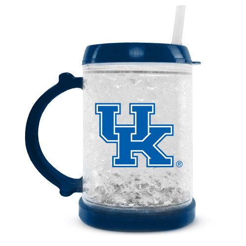 Duck House NCAA Kentucky Wildcats 8oz Junior Crystal Freezer Mug with Lid and Straw Duck House NCAA Kentucky Wildcats 8oz Junior Crystal Freezer Mug with Lid and Straw