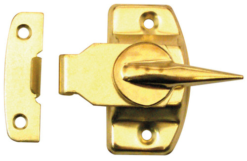 Prime-Line Products F 2527 Universal Cam Action Window Sash Lock and Keeper, Brass Finish Prime-Line Products F 2527 Universal Cam Action Window Sash Lock and Keeper, Brass Finish
