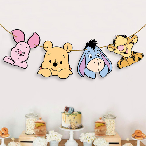 Winnie Banner for Baby shower Decorations The Pooh Birthday Banner Cute Winnie and Friends Party Supplies Winnie Theme Party Favor Winnie Banner for Baby shower Decorations The Pooh Birthday Banner Cute Winnie and Friends Party Supplies Winnie Theme Party Favor