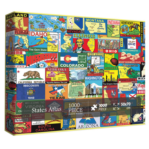 United States Sticker Puzzle, Puzzles for Adults 1000 Pieces, USA Map Jigsaw Puzzle, Vintage Puzzles for Adults, 90's Puzzle Stamps Collage Puzzle United States Sticker Puzzle, Puzzles for Adults 1000 Pieces, USA Map Jigsaw Puzzle, Vintage Puzzles for Adults, 90's Puzzle Stamps Collage Puzzle