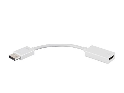 Monoprice DisplayPort 1.2a to 4K at 60Hz HDMI Active HDR Adapter - White