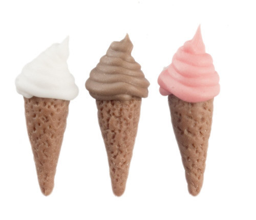 Melody Jane Dolls Houses Dollhouse Soft Serve ICE Cream Cone