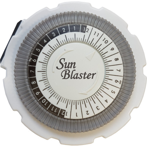 SunBlaster Single Outlet 15 Amp 24 Hour Indoor Mechanical Timer, (1400599)