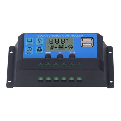 Solar Charge Controller MPPT Dual USB 5V Output Solar Panel Regulator LCD Display PWM Charging Control Regulator 12V 24V (40A) Solar Charge Controller MPPT Dual USB 5V Output Solar Panel Regulator LCD Display PWM Charging Control Regulator 12V 24V (40A)