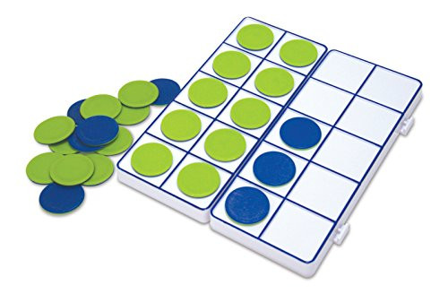 Learning Resources Connecting Ten-Frame Trays, 165 Pieces