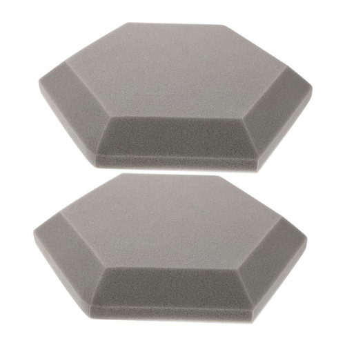 ERINGOGO 2pcs Hexagonal Sound Insulation Cotton foam wall panels sound absorbing panels acoustic absorption panels studio acoustic foam Hexagon Shaped Sound-absorbing Wall Board indoor