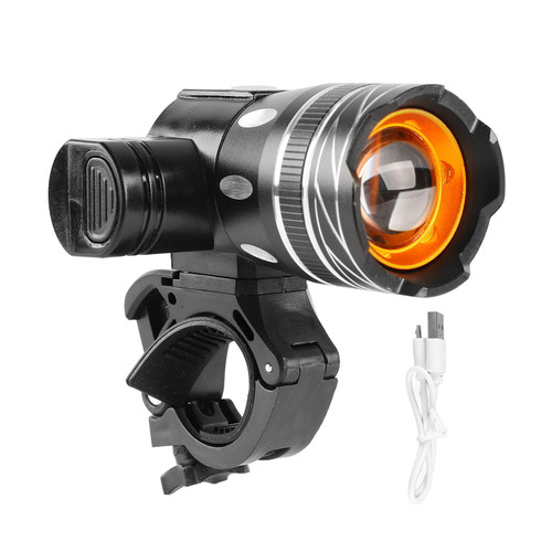 Rechargeable Bike Light, Bike Lights for Night Riding, Super Bright Bike Light Bicycle Front Headlight, Easy to Install, Bicycle Accessories, for Night Riding Road Mountain Bike Rechargeable Bike Light, Bike Lights for Night Riding, Super Bright Bike Light Bicycle Front Headlight, Easy to Install, Bicycle Accessories, for Night Riding Road Mountain Bike