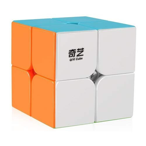 QIDI 2x2 Cube - QiYi Puzzle Cube with Stickers - Speedy (Stickerless) QIDI 2x2 Cube - QiYi Puzzle Cube with Stickers - Speedy (Stickerless)