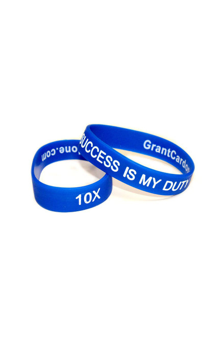 Grant Cardone Success Is My Duty Wristband - Motivational, Inspirational, Positive Reinforcement, Set Your Goals