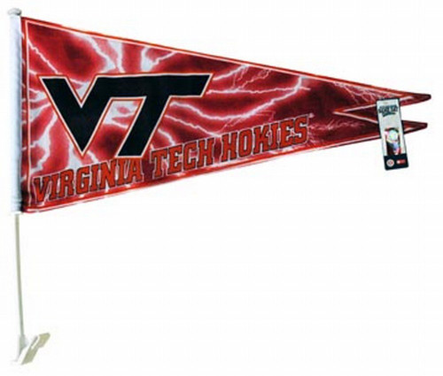 NCAA Virginia Tech Hokies Car Flag Pennant NCAA Virginia Tech Hokies Car Flag Pennant