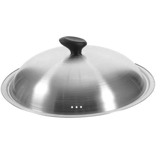 Metal Pot Lids Stainless Steel Pan Lid, Universal Pans Pots Lid Frying Pan Covers Lids Wok Lid for Cooking (36cm) Cooking Pot Lid