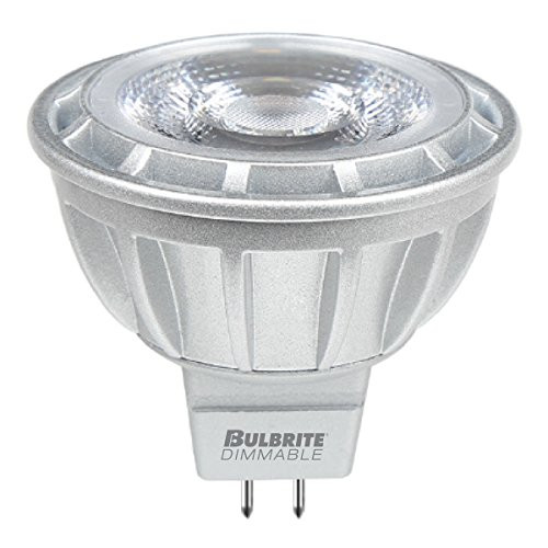 Bulbrite 771341 LED8MR16FL35/50/930/J/D LED 8W MR16 Dimmable Light Bulb, JA8 Certified, GU5.3 Base, Soft White