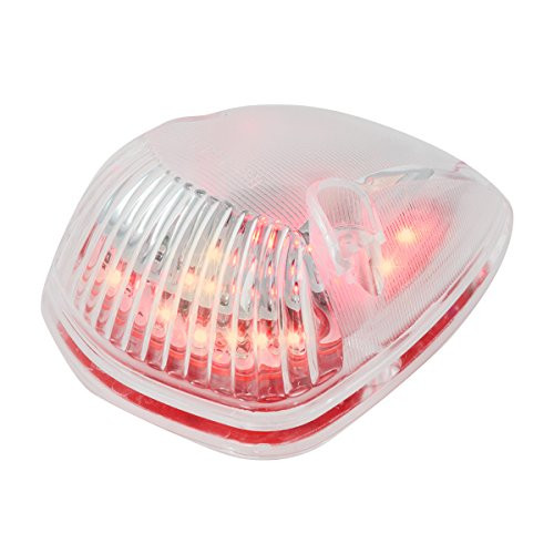 Grand General 82263 LED Light (Triangle Cab Marker Red with Clear Lens)