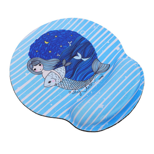 Ciieeo 1pc Mouse Wrist Pad Computer Pads Pad with Wrist Support Ergonomic Pad Keyboard Mouse Wrist Mouse Pad PC Laptop Ergonomic Mouse Pad Adorable Wrist Support Gaming Mouse Pad Blue Mat