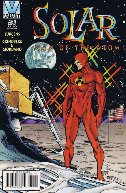 Solar, Man of the Atom #51 VF ; Valiant comic book | Dan Jurgens