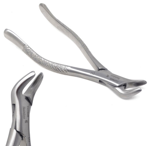 A2Z Scilab German Dental Extracting Extraction Serrated Forceps #151 Universal Extraction Forceps Dental Instruments - For Lower Bicuspid, Lower Incisor, Lower Root - Made of Premium Stainless Steel