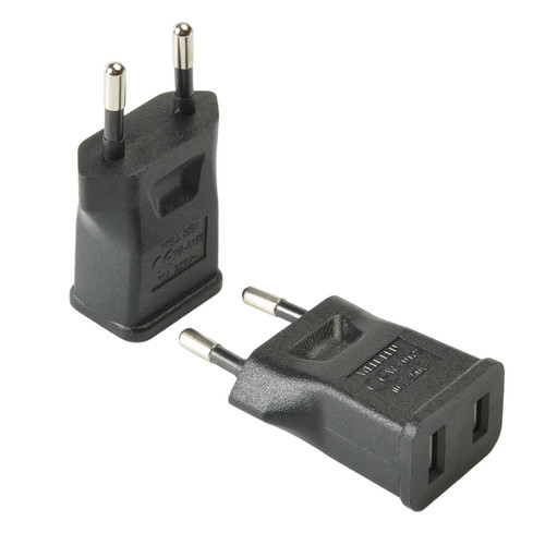 Bettomshin European to US Plug Adapter AC110V-250V 16A EU to US Socket AC Power Adapter Converter 2Pcs