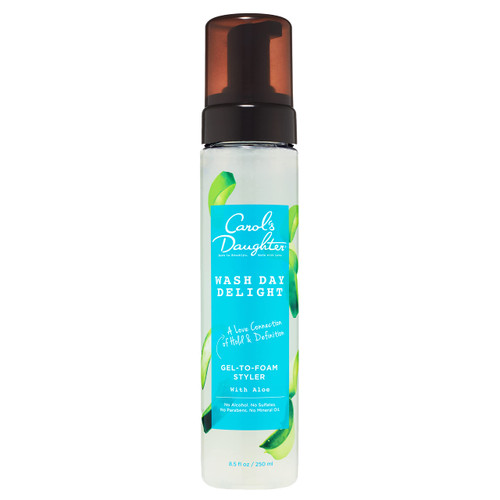 Carol's Daughter Wash Day Delight Hair Gel to Foam Mousse Styler and Hair Detangler for Curly Hair with Aloe, Natural-looking Hold 8.5 fl oz Carol's Daughter Wash Day Delight Hair Gel to Foam Mousse Styler and Hair Detangler for Curly Hair with Aloe, Natural-looking Hold 8.5 fl oz