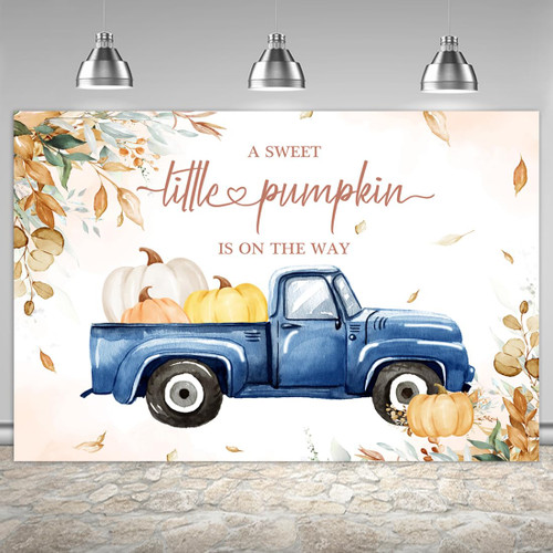 Wollmix Fall Little Pumpkin Baby Shower Decorations for Boy A Sweet Little Sweet Pumpkin is On The Way Backdrop Its a Boy Blue Truck Leaves Photography Background Autumn Party Banner Photo Booth 6x4ft Wollmix Fall Little Pumpkin Baby Shower Decorations for Boy A Sweet Little Sweet Pumpkin is On The Way Backdrop Its a Boy Blue Truck Leaves Photography Background Autumn Party Banner Photo Booth 6x4ft